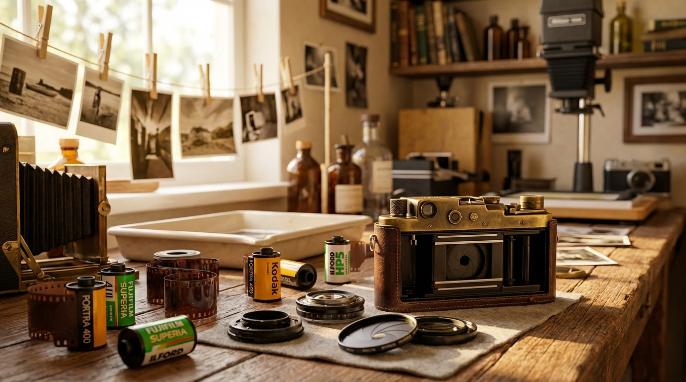 apprenez les bases de la photographie argentique avec nos conseils essentiels pour débutants et maîtrisez l'art du film traditionnel.