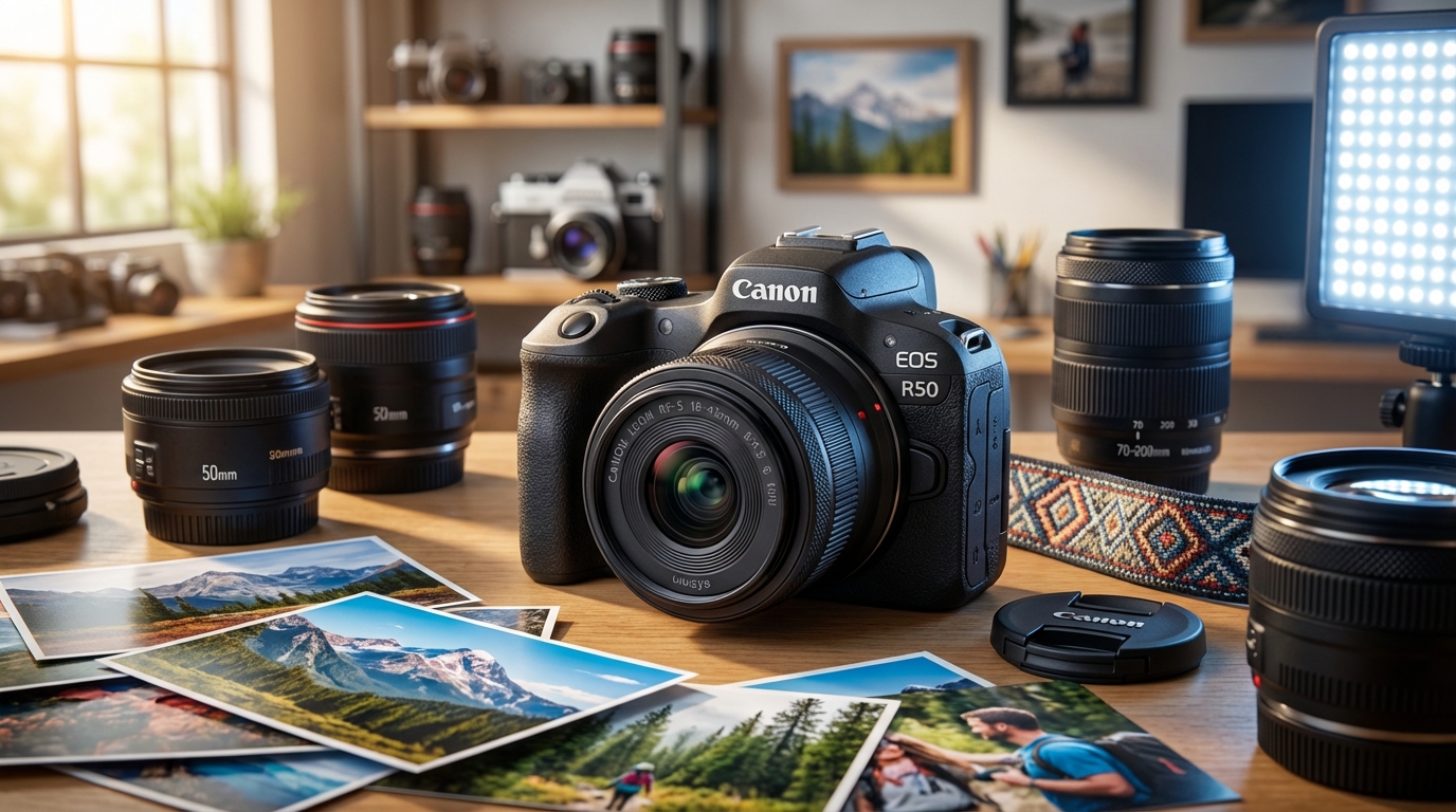 explorez les fonctionnalités et avantages de l'appareil photo canon eos r50, idéal pour les passionnés de photographie souhaitant capturer chaque instant avec précision et créativité.