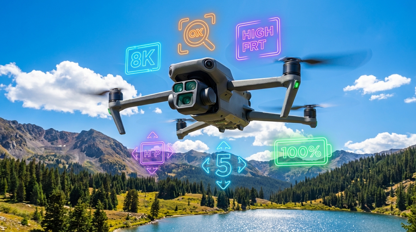 découvrez nos conseils pour choisir la meilleure caméra drone adaptée à vos besoins, alliant qualité, performance et budget.
