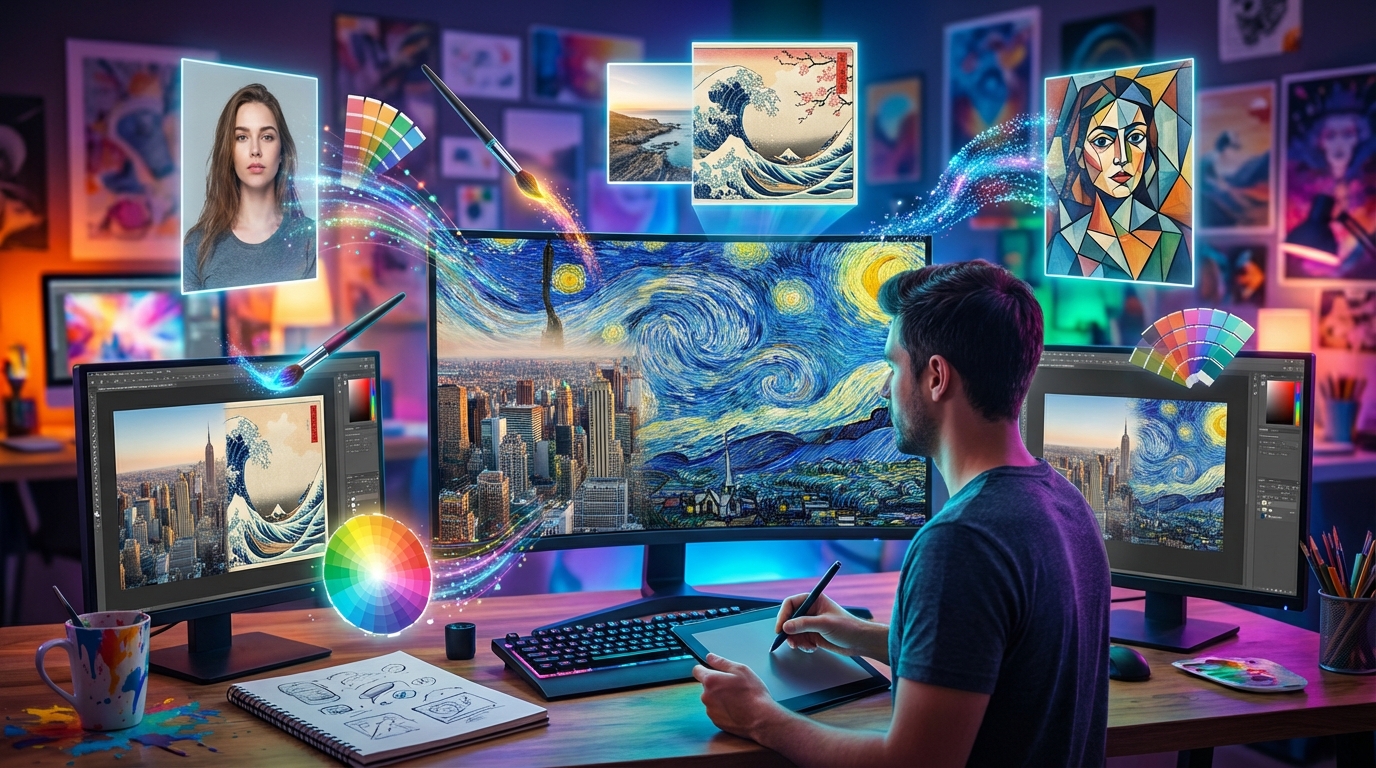 découvrez comment utiliser le style d'image pour transformer et sublimer vos contenus visuels, en apportant créativité et cohérence à vos créations.