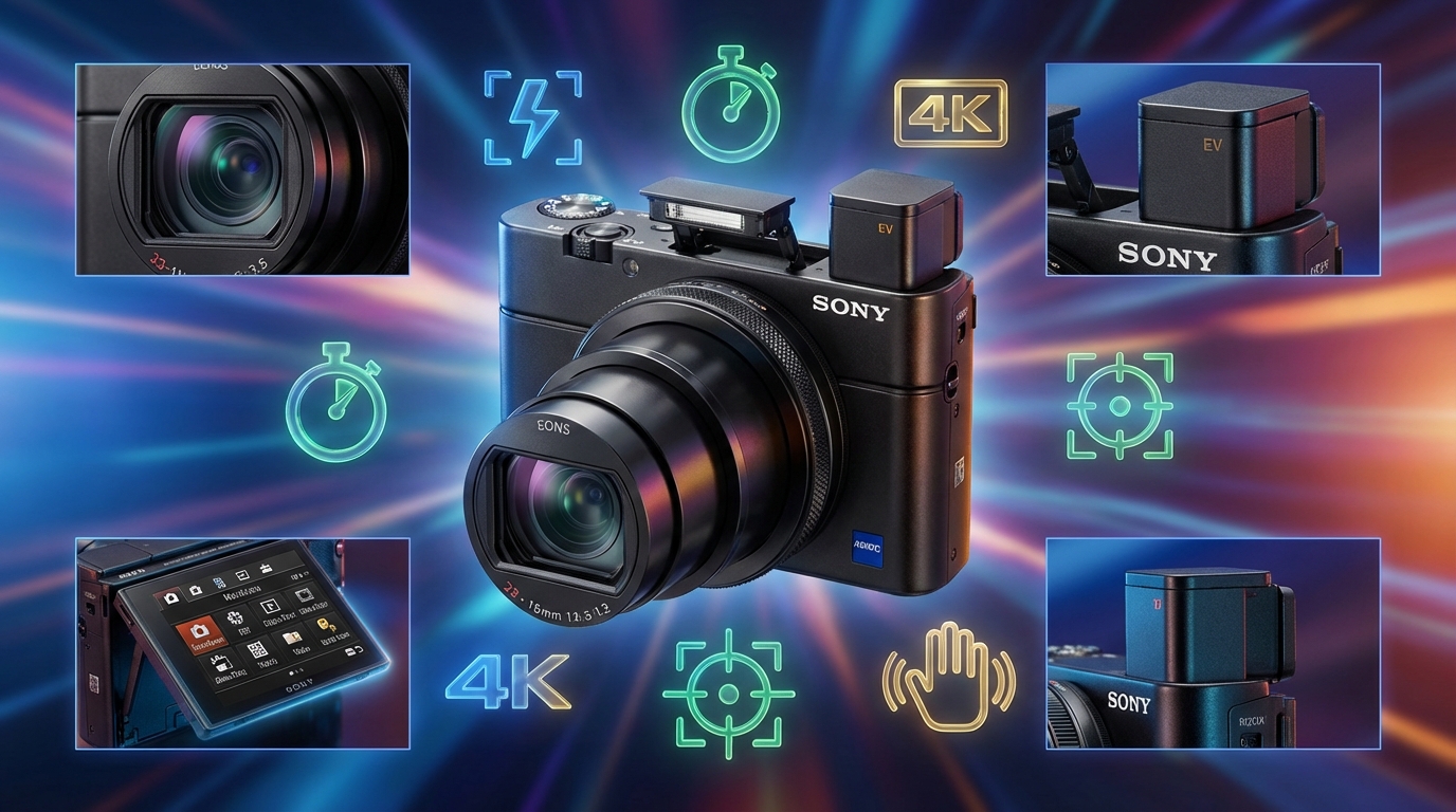 découvrez tout sur le sony rx100 vii, un appareil photo compact aux fonctionnalités avancées, idéal pour la photographie et la vidéo de haute qualité.