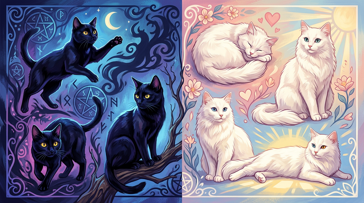 découvrez les différences de caractère entre les chats noirs et les chats blancs, ainsi que les idées reçues qui entourent ces félins fascinants.