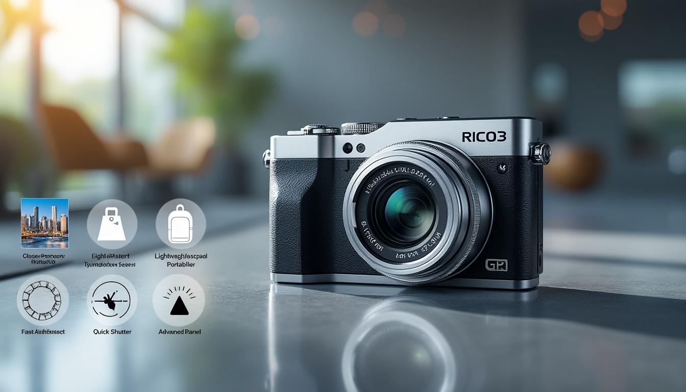 découvrez les caractéristiques détaillées et les avantages du ricoh gr3, un appareil photo compact idéal pour les amateurs de photographie exigeants.