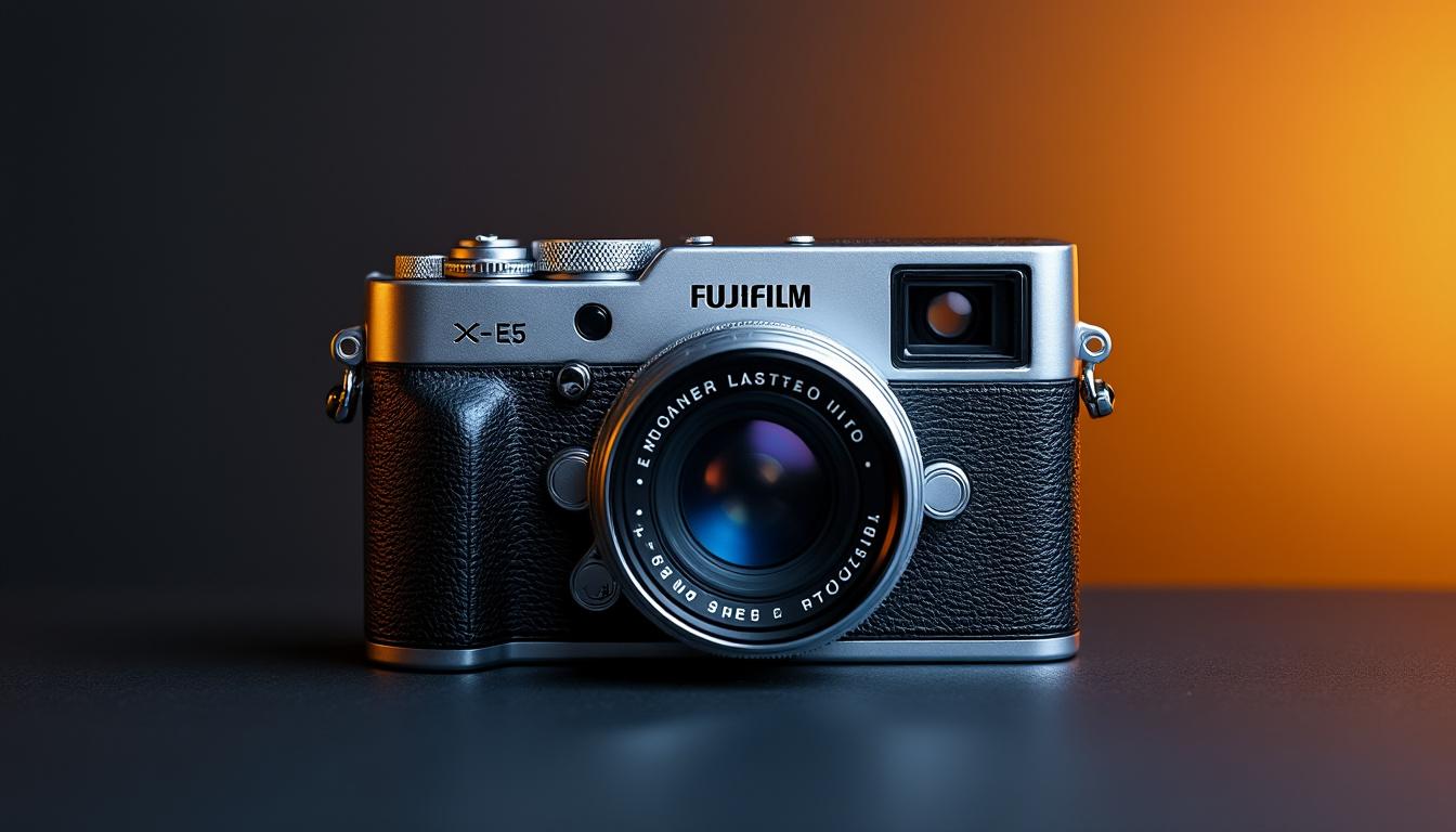explorez les principales caractéristiques du fujifilm x-e5, un appareil photo hybride compact offrant qualité d’image exceptionnelle, design élégant et fonctionnalités avancées pour tous les passionnés de photographie.