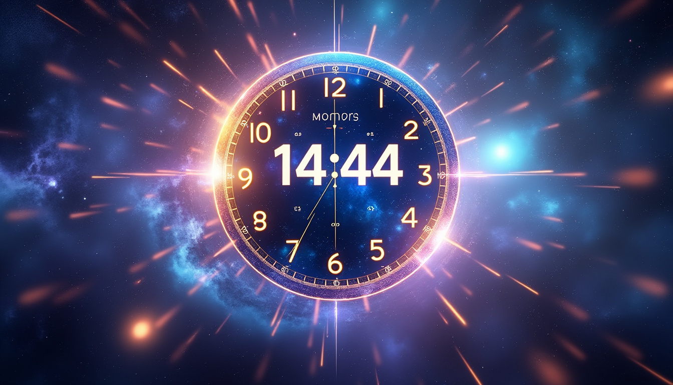 découvrez la signification de l'heure miroir 14h44 et ce qu'elle révèle sur votre vie, vos émotions et vos messages de l'univers.