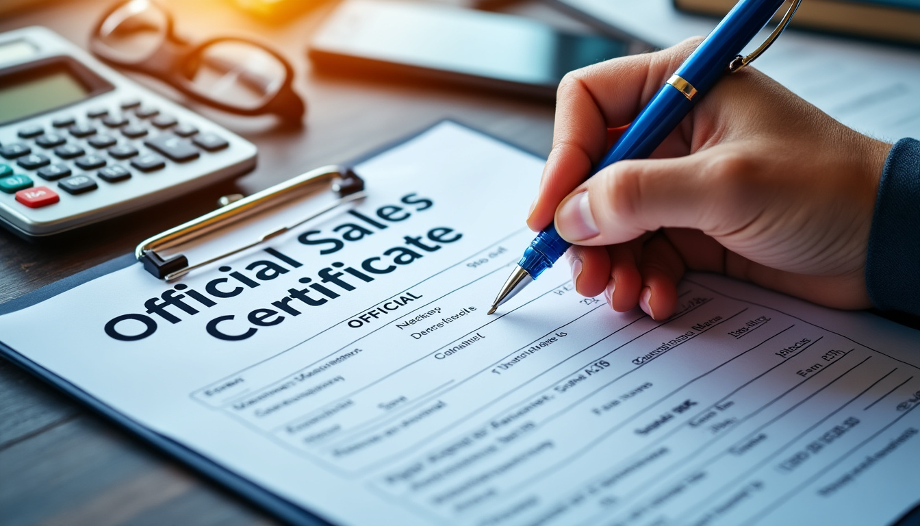découvrez comment remplir une attestation de vente correctement grâce à nos conseils clairs et détaillés pour éviter les erreurs et faciliter vos démarches administratives.